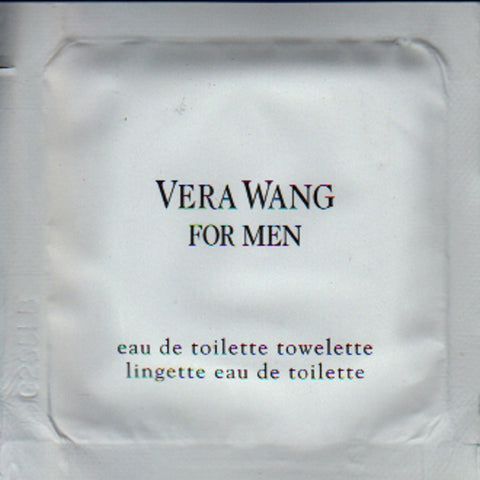 (10 Pack)  Vera Wang for Men  eau de toilette towelette