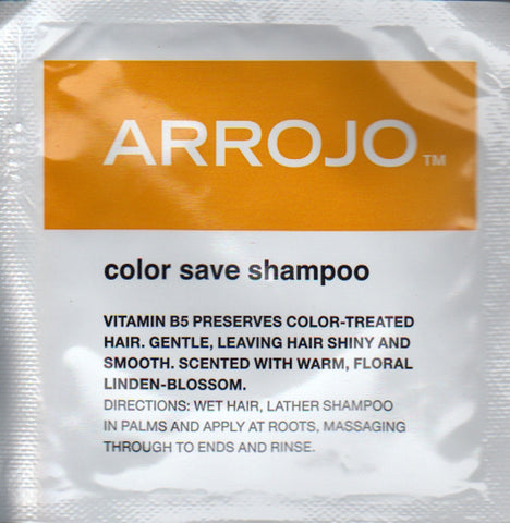 (10 Pack) ARROJO Color Save Shampoo Preserves Color-treated Hair Samples