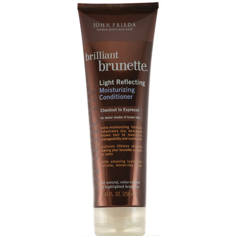 John Frieda Brilliant Brunette Moisturizing Conditioner Chestnut to Espresso 8.45 oz