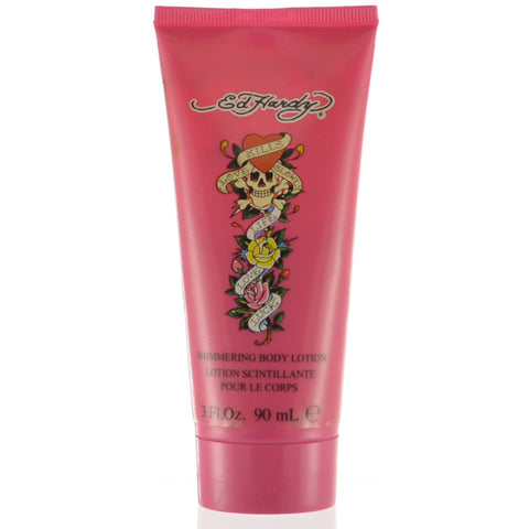 Ed hardy Life Love Luck Shimmering Body Lotion 3 oz (2 Pack)