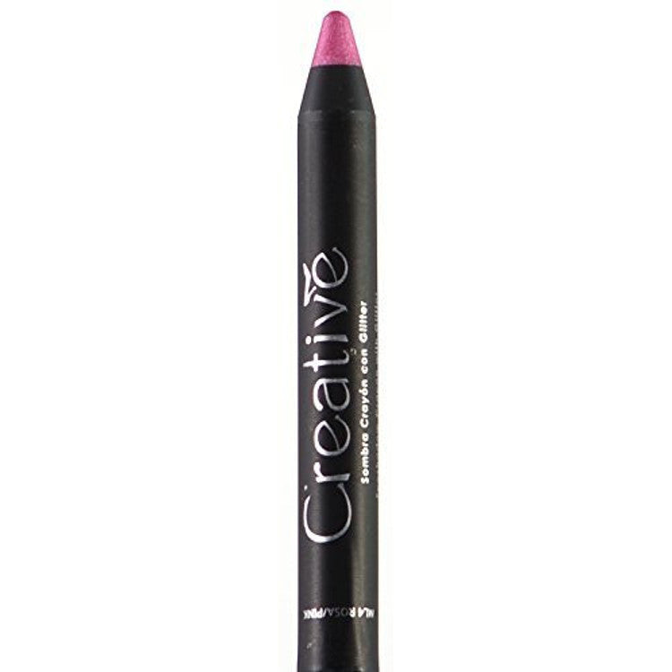 Creative Sombra Crayon con Glitter - Rosa Eyeshadow Crayon with Glitter - Pink 3 g / 0.10 oz