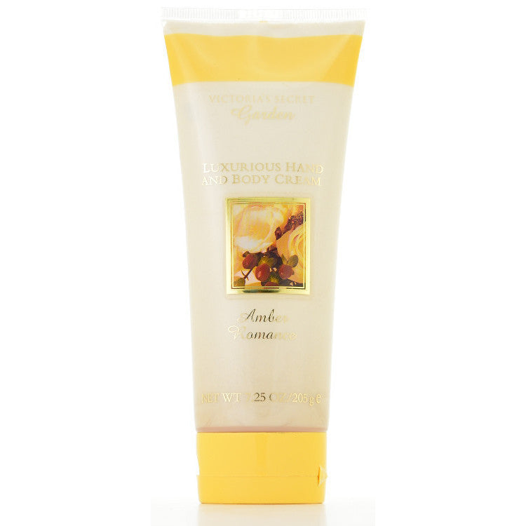 Victoria's Secret Garden Amber Romance Luxurious Hand and Body Cream 7.25 oz