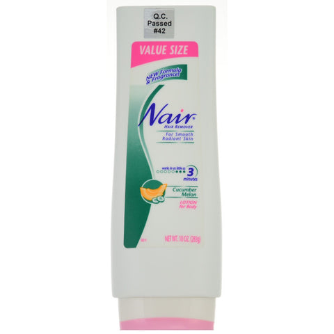 Nair Hair Remover Cucumber Melon Lotion for Body 10 oz