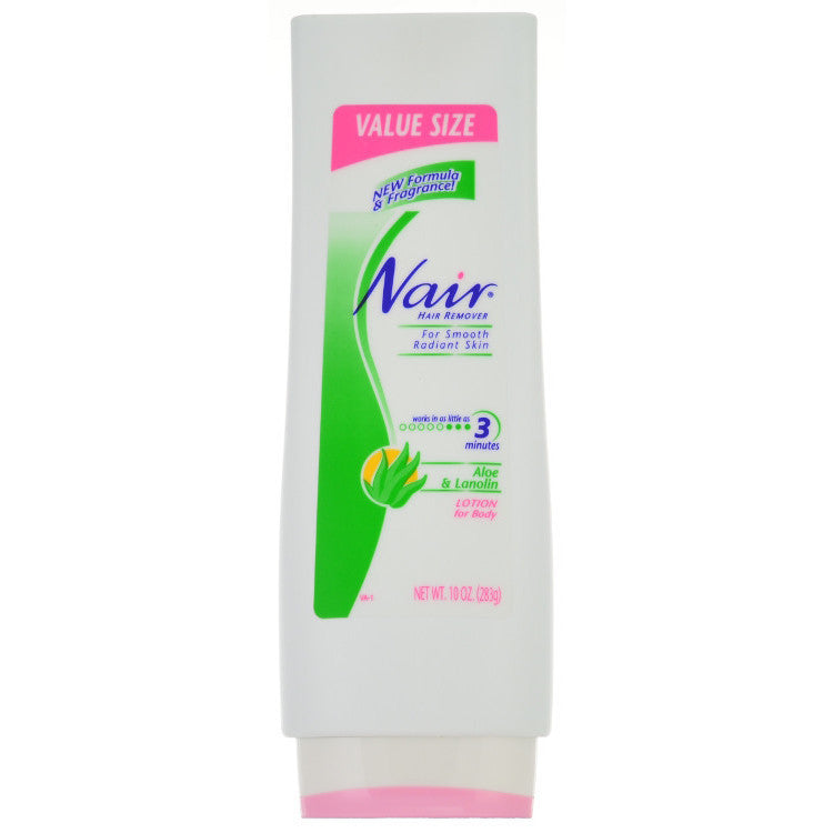 Nair Hair Remover Aloe & Lanolin Lotion for Body 10 oz