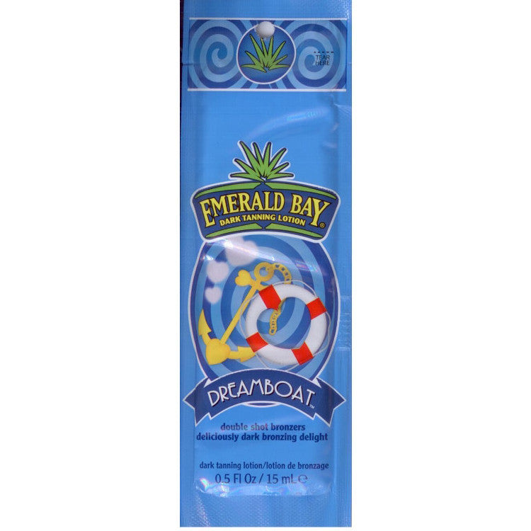 (5 Pack) Emerald Bay Dreamboat Dark Tanning Lotion Sample Size