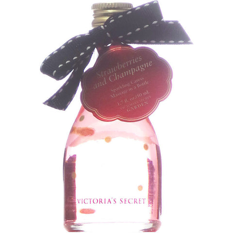 Victoria's Secret Sparkling Caress Massage in a Bottle Strawberries & Champagne