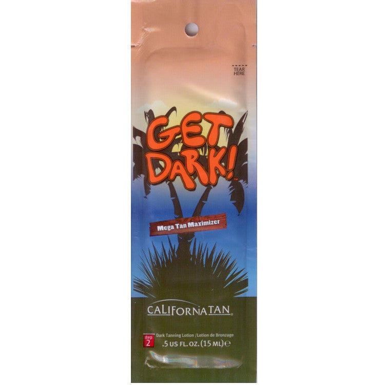 (10 Pack)  California Tan Get Dark Mega Tan Maximizer Step 2 Samples