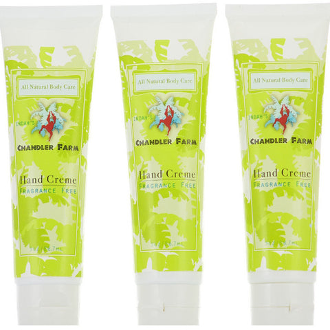 Chandler Farm Indah's Hand Creme Fragrance Free (3 Pack)