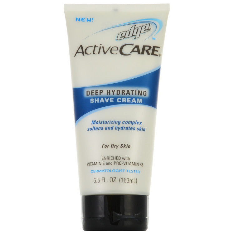 Edge Active Care Deep Hydrating Shave Cream For Dry Skin 5.5 oz