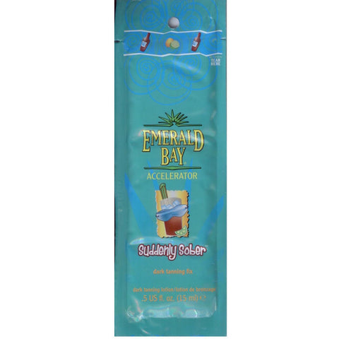 (10 Pack)  Emerald Bay Accelerator  Suddenly Sober Dark Tanning Fix   Samples