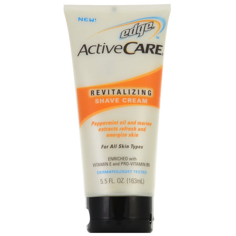 Edge Active Care Revitalizing Shave Cream For All Skin Types 5.5 oz