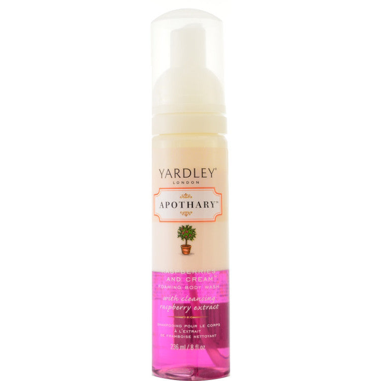 Yardley of London Apothary Raspberries and Cream Foaming Body Wash