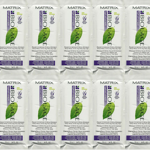 (10 Pack) Matrix Biolage Hydratherapie Aqua-Immersion Creme Masque 0.34 oz