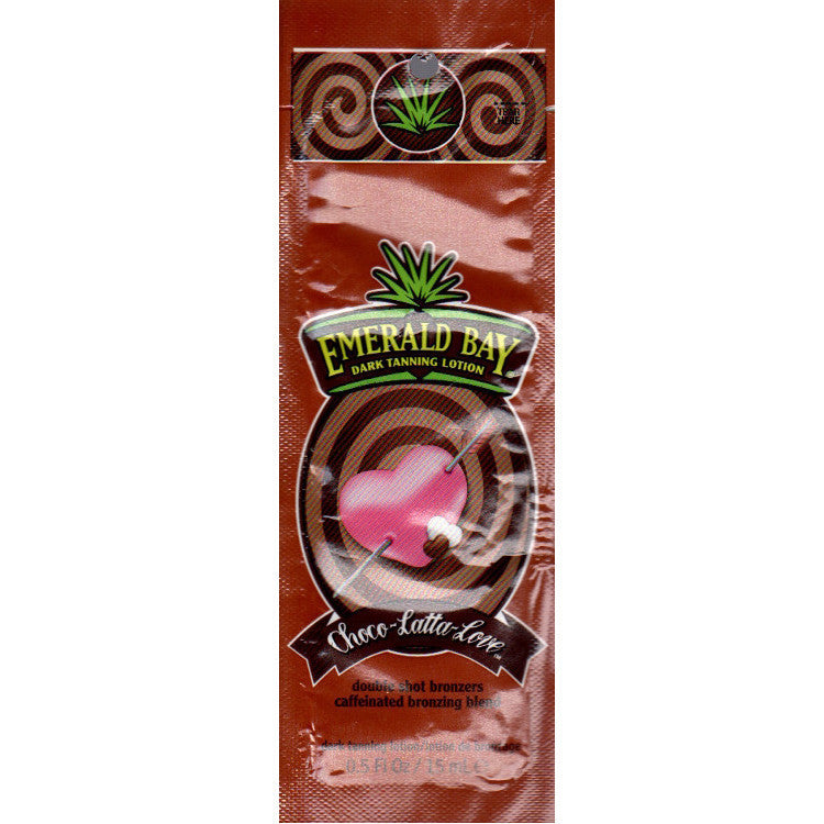 (10 Pack)  Emerald Bay Dark Tanning Lotion Choco-Latta-Love Sample Size Packets