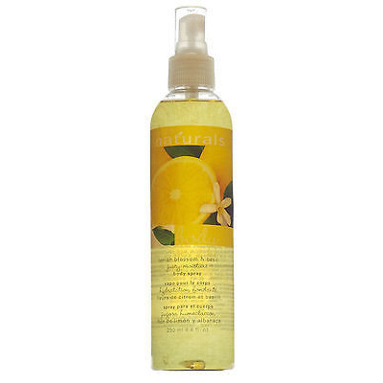 Avon Naturals Lemon Blossom and Basil Juicy Moisture Body Spray 8.4 oz / 250 ml