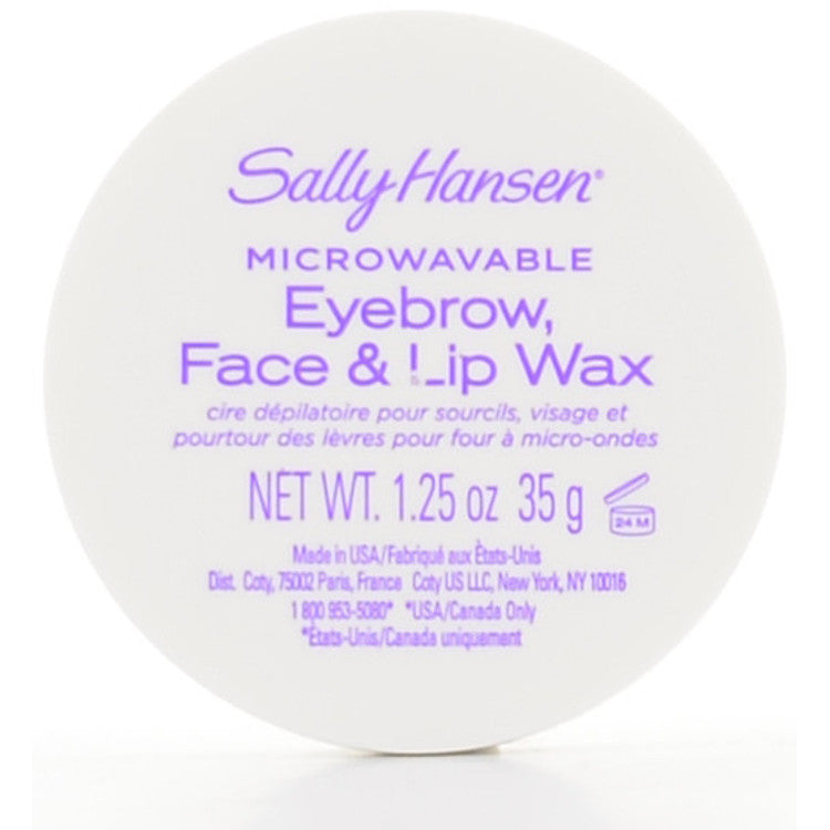 Sally Hansen Microwavable Eyebrow Face & Lip Wax 1.25 oz